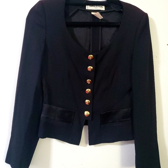 Sonia Rykiel Paris Jackets & Blazers - Sonia Rykiel Crop Blazer